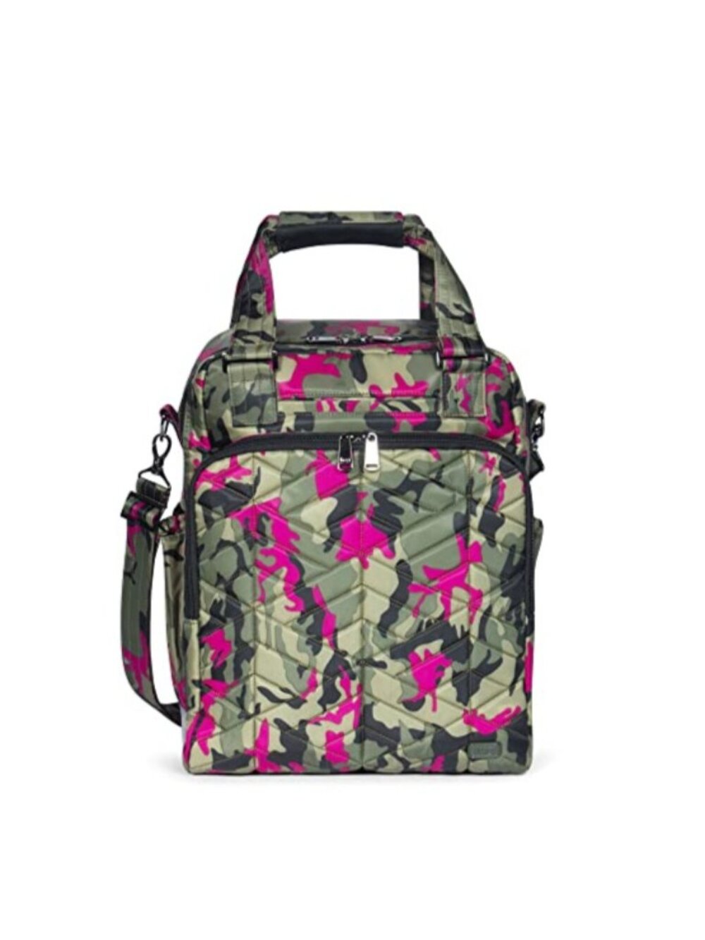 Lug Ranger XL Overnight Tote Bag - Unisex Camo Orchid, RFID, Adjustable Strap